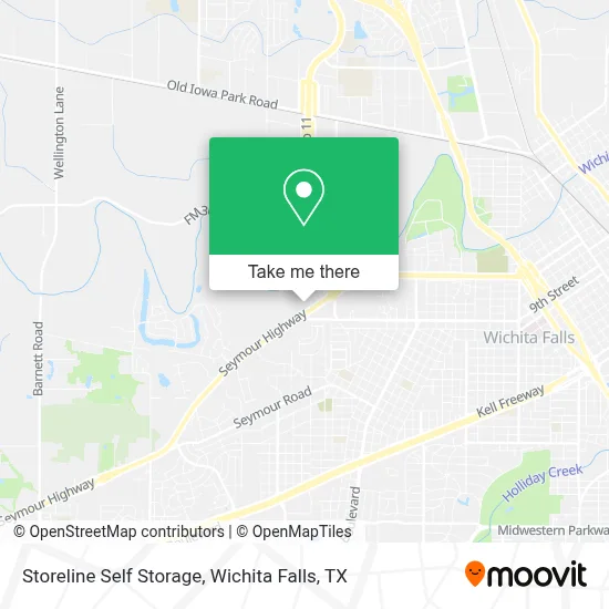 Storeline Self Storage map