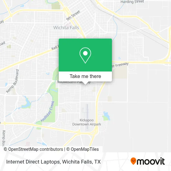 Internet Direct Laptops map