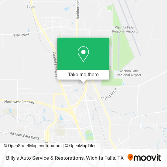 Billy's Auto Service & Restorations map