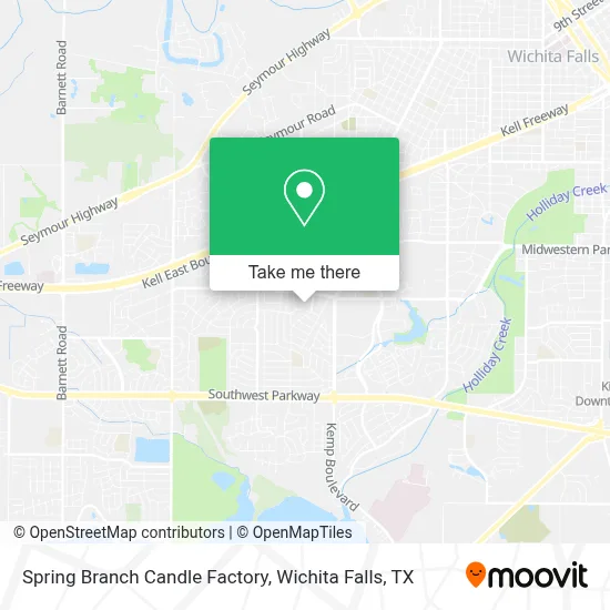Spring Branch Candle Factory map
