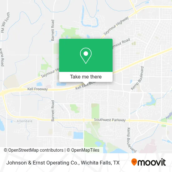Johnson & Ernst Operating Co. map