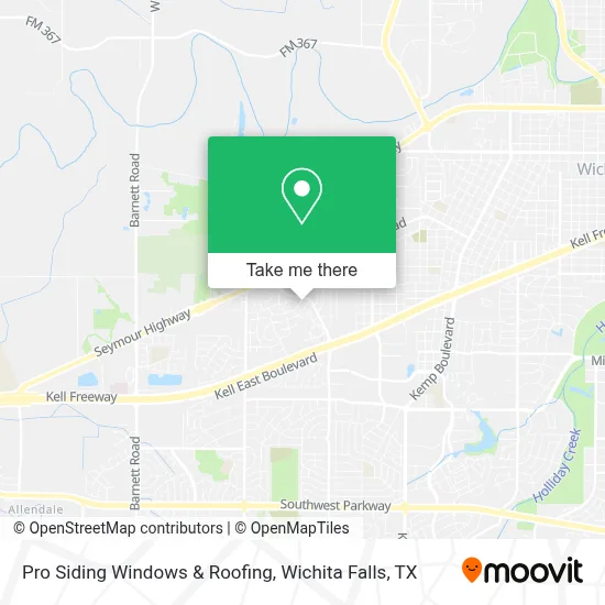 Pro Siding Windows & Roofing map