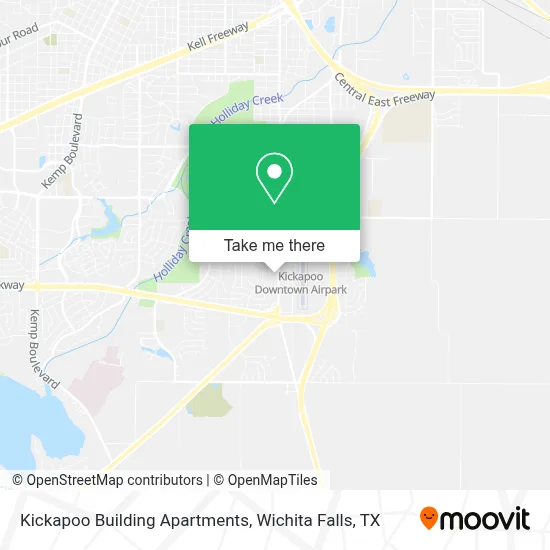 Kickapoo Building Apartments map