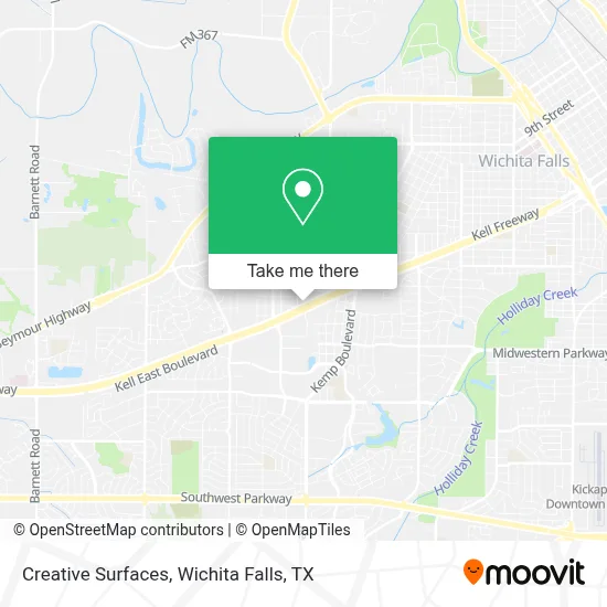 Creative Surfaces map