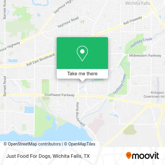 Just Food For Dogs map