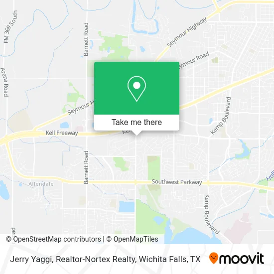 Jerry Yaggi, Realtor-Nortex Realty map