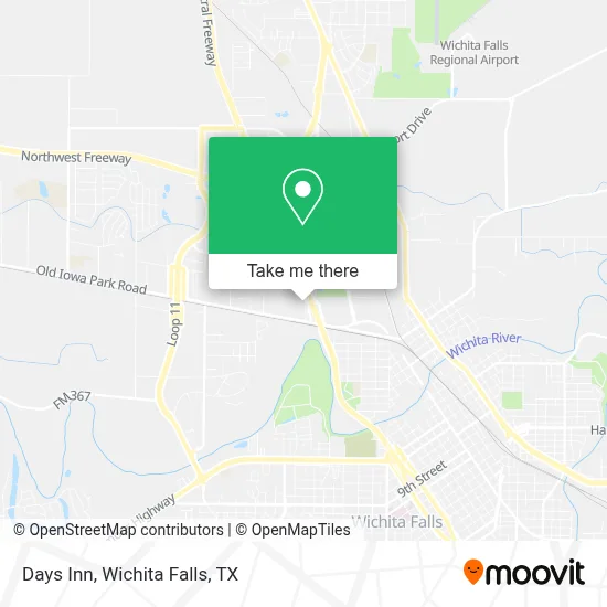 Days Inn map