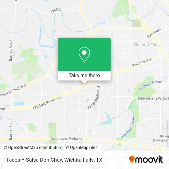 Tacos Y Salsa Don Chuy map