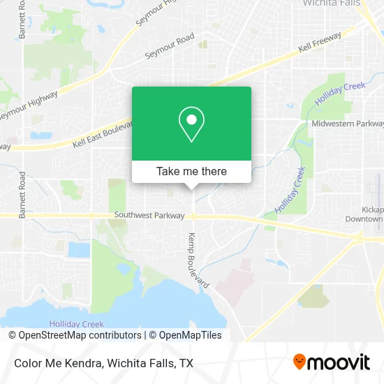 Color Me Kendra map