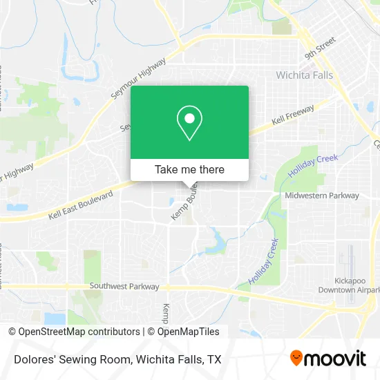 Dolores' Sewing Room map