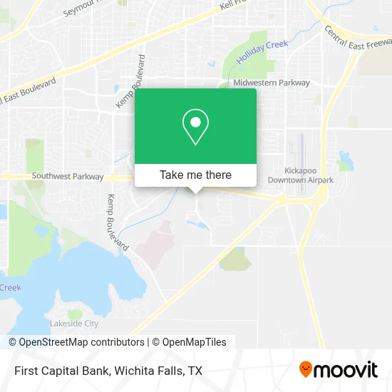 First Capital Bank map