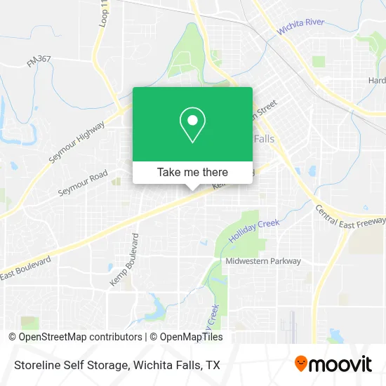 Storeline Self Storage map