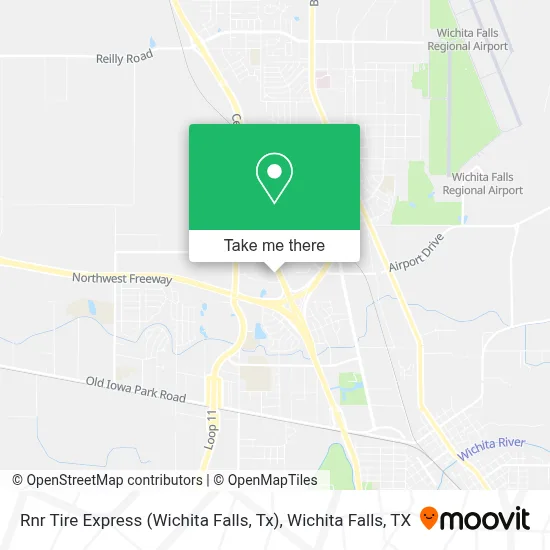Rnr Tire Express (Wichita Falls, Tx) map