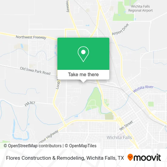 Flores Construction & Remodeling map