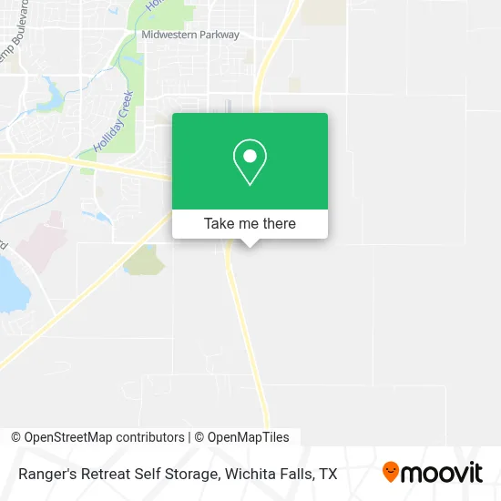 Ranger's Retreat Self Storage map