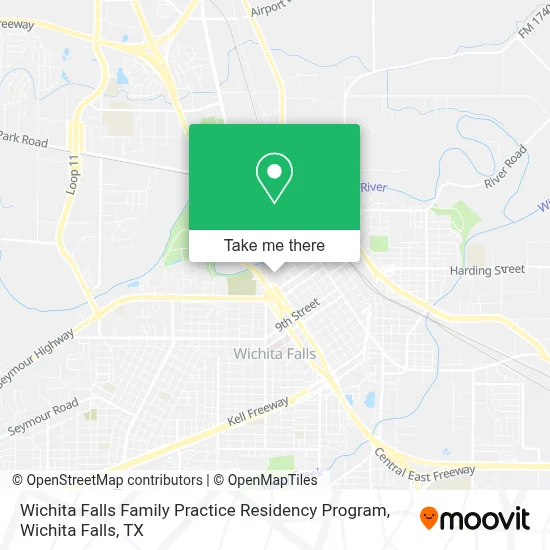 Wichita Falls Family Practice Residency Program map
