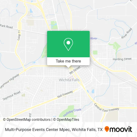 Multi-Purpose Events Center Mpec map