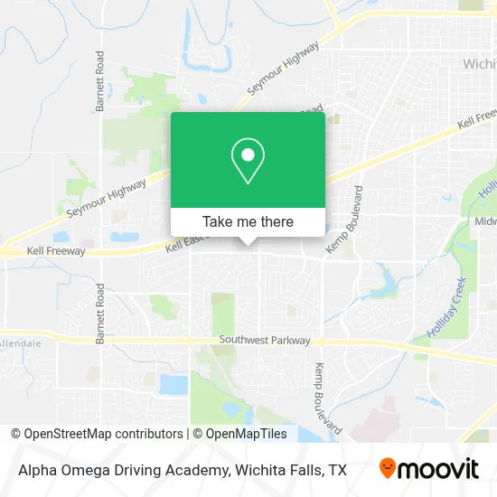 Alpha Omega Driving Academy map