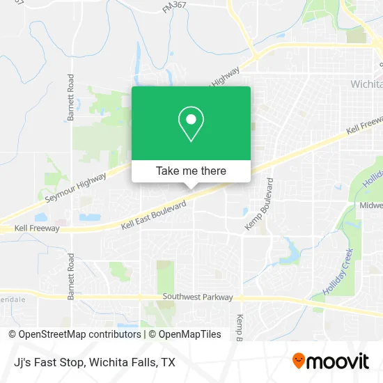 Jj's Fast Stop map