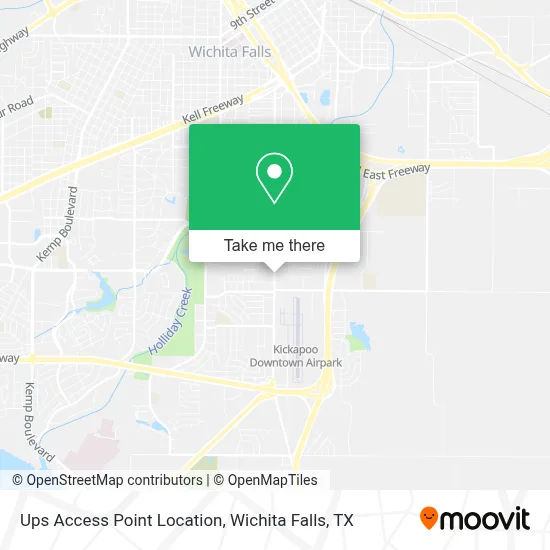 Ups Access Point Location map