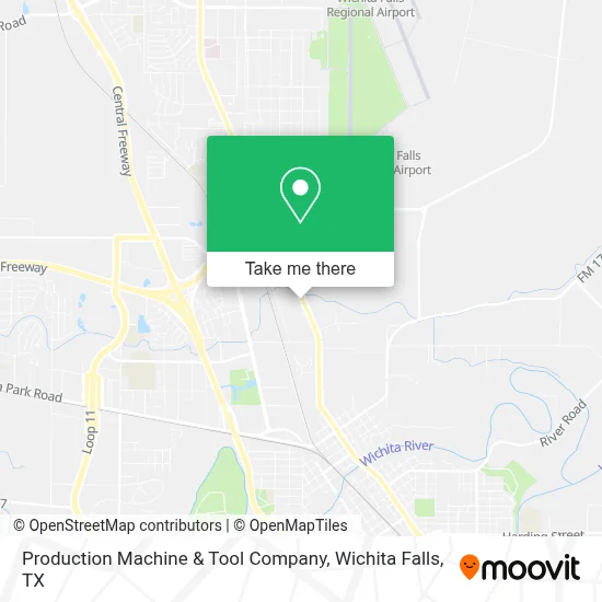 Production Machine & Tool Company map