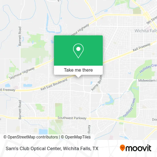 Sam's Club Optical Center map