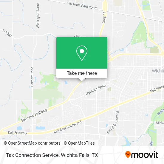 Tax Connection Service map