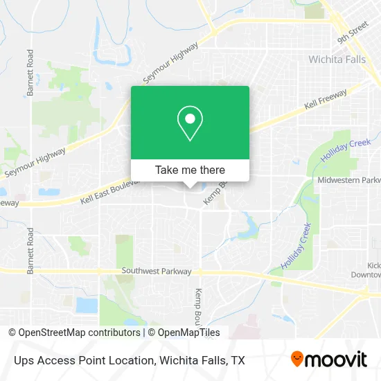 Ups Access Point Location map