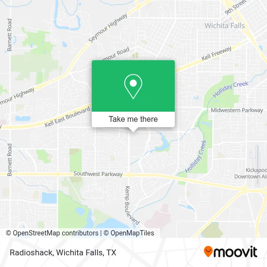 Radioshack map