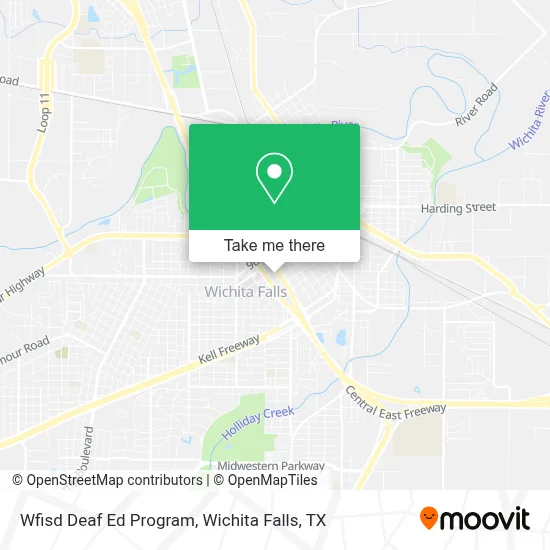 Wfisd Deaf Ed Program map