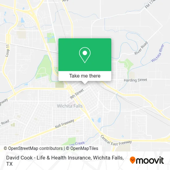 David Cook - Life & Health Insurance map