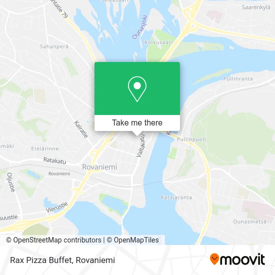 Rax Pizza Buffet map