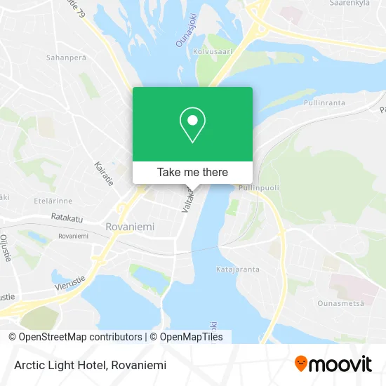 Arctic Light Hotel map