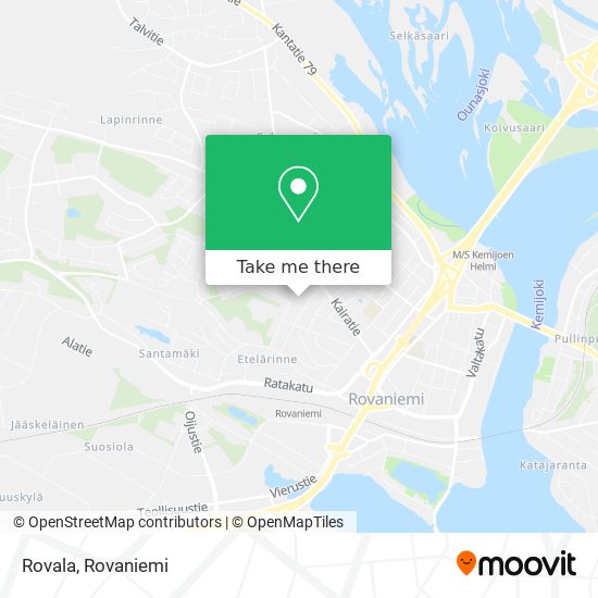 Rovala map