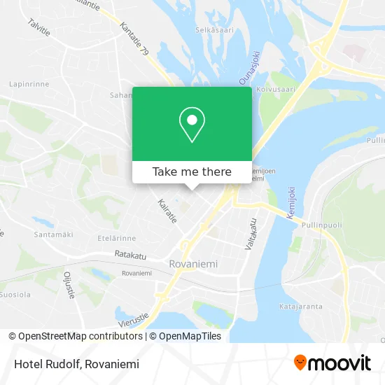 Hotel Rudolf map