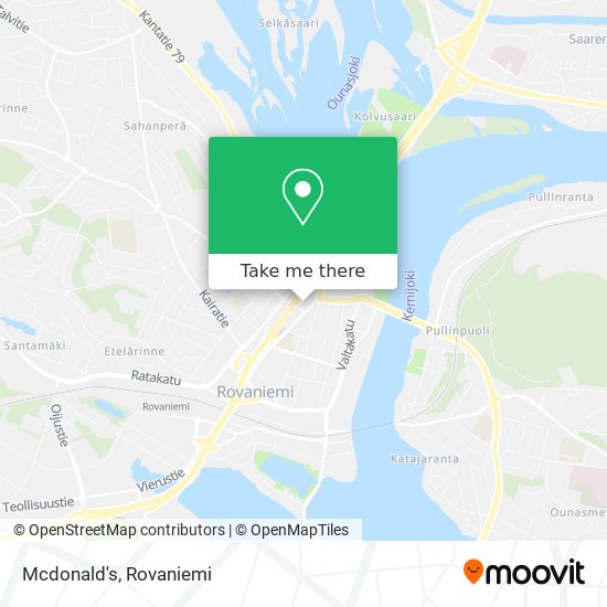 How to get to Mcdonald's in Rovaniemi by Bus?
