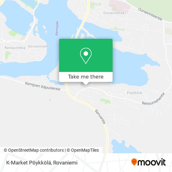 K-Market Pöykkölä map