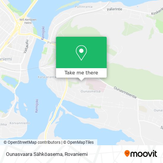 How to get to Ounasvaara Sähköasema in Rovaniemi by Bus?