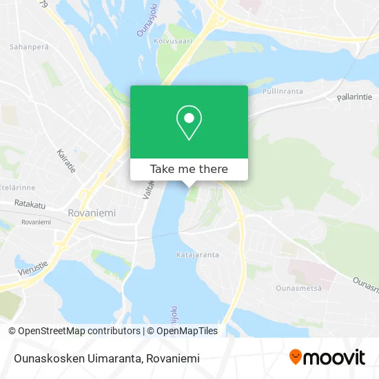 Ounaskoski Beach map