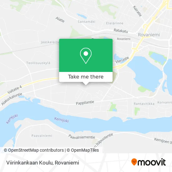 Viirinkankaan School map