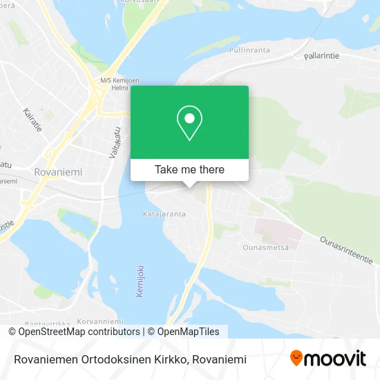 Rovaniemi Orthodox Church map