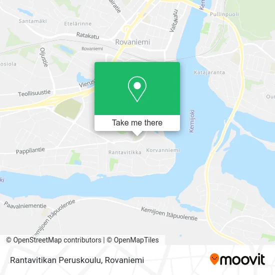 Rantavitikan Peruskoulu map