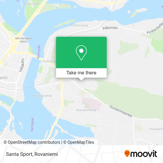 Santa Sport map