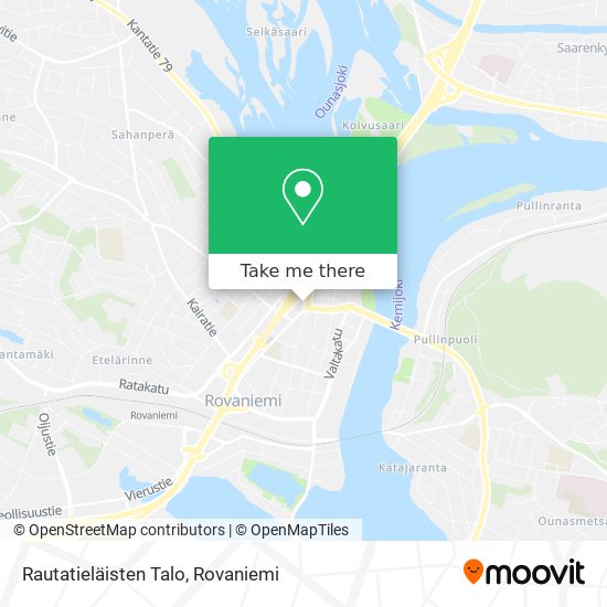 Rautatieläisten Talo map