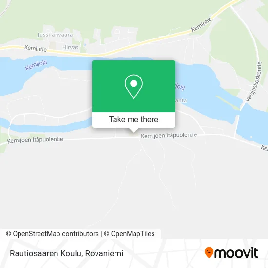 Rautiosaari School map