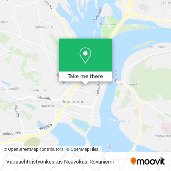 Vapaaehtoistyönkeskus Neuvokas map