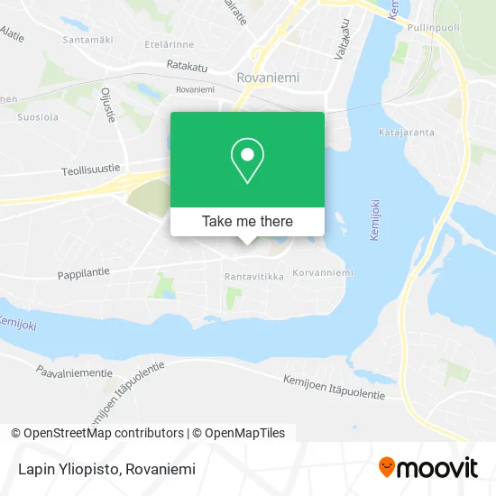 Lapin Yliopisto map