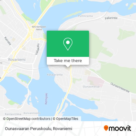Ounasvaaran Peruskoulu map