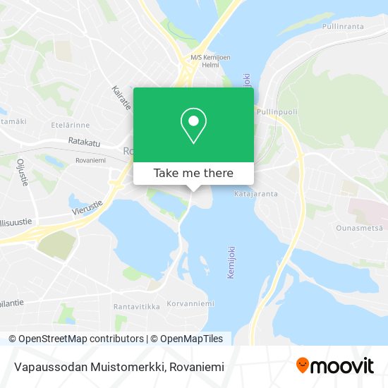 Vapaussodan Muistomerkki map