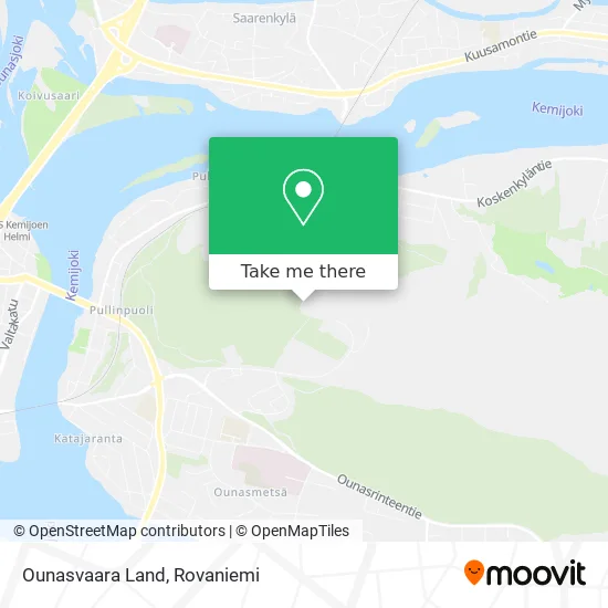 Ounasvaara Land map